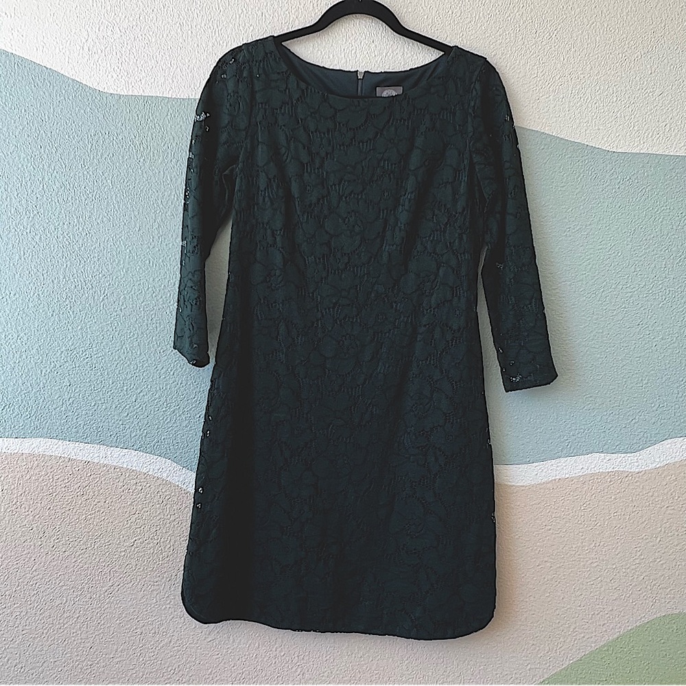 Vince Camuto Emerald Green Lace Dress